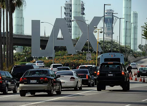 Trafic at LAX airport